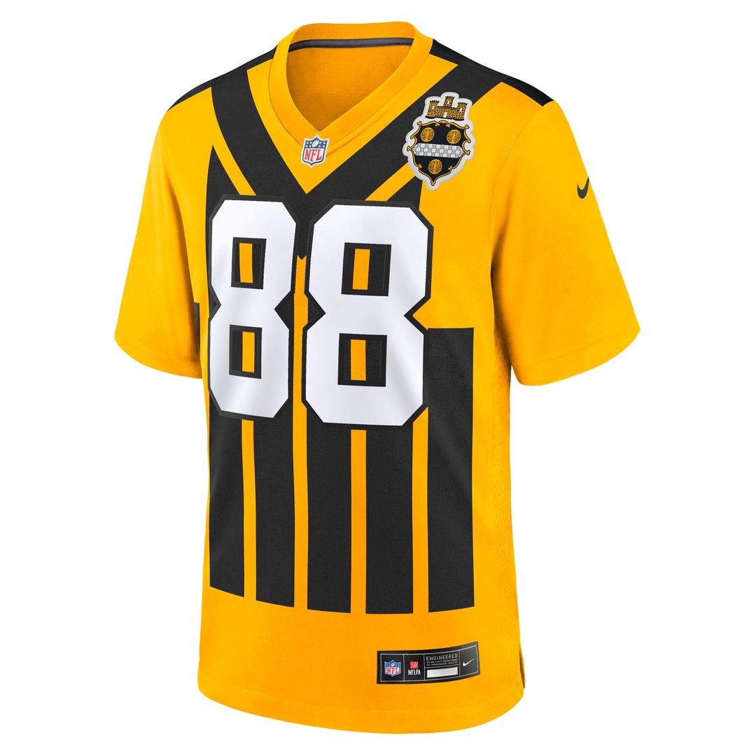 Pat Freiermuth Pittsburgh Steelers Nike Alternate 1933 Throwback Game Jersey - Gold