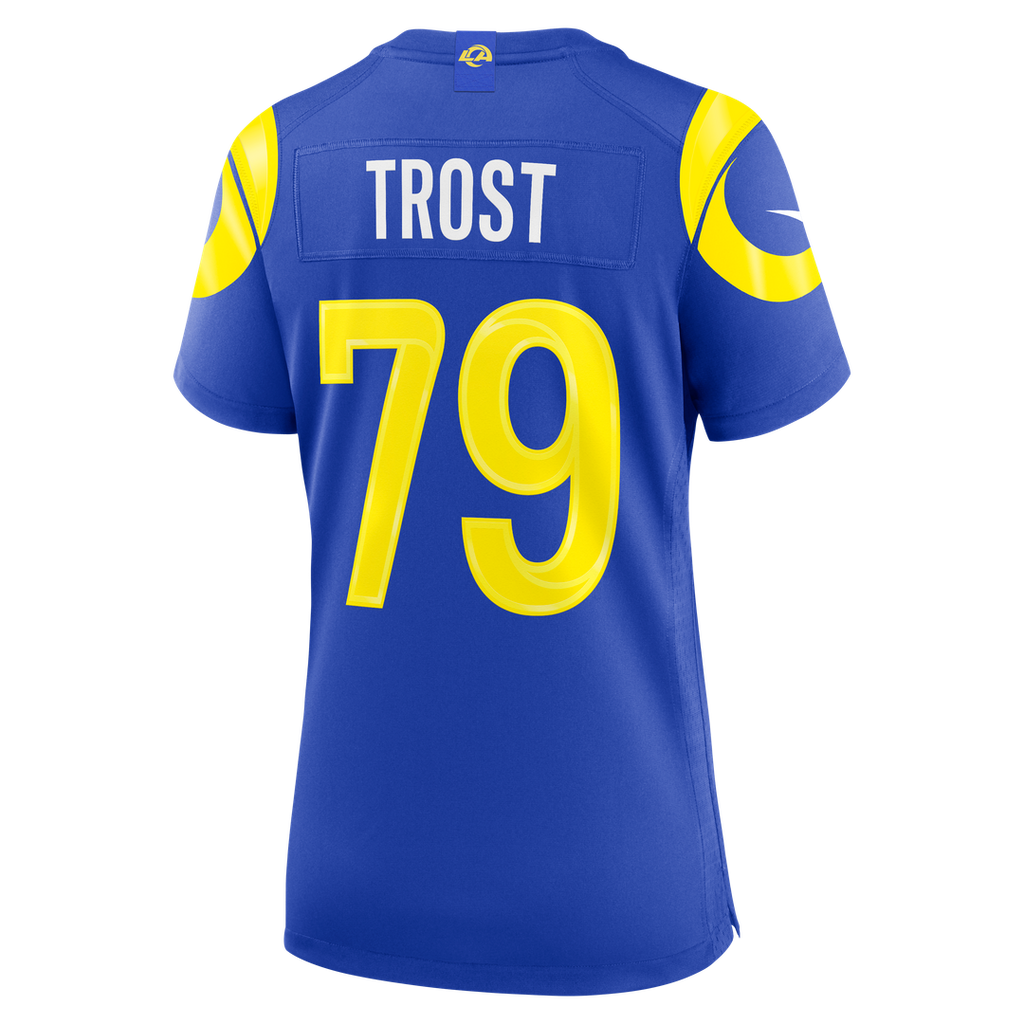 Keagen Trost Los Angeles Rams Nike Women's Team Game Jersey - Royal