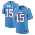 Keldric Faulk Tennessee Titans Nike Team Game Jersey - Light Blue