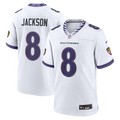 Lamar Jackson Baltimore Ravens Nike Game Jersey - White