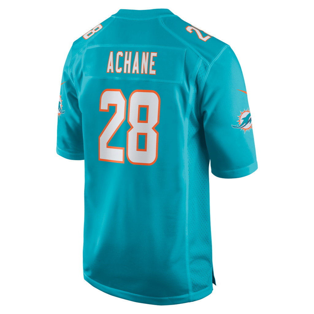 Devon Achane Miami Dolphins Nike Player Game Jersey - Aqua