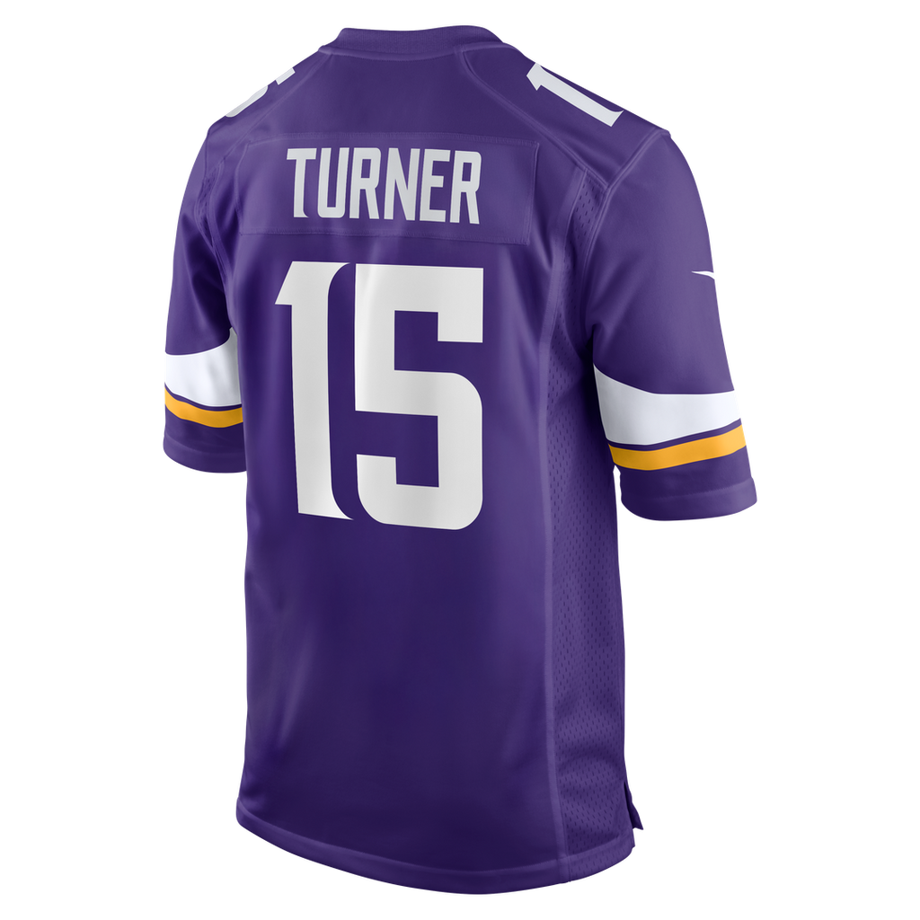 Dallas Turner Minnesota Vikings Nike  Player Game Jersey - Purple