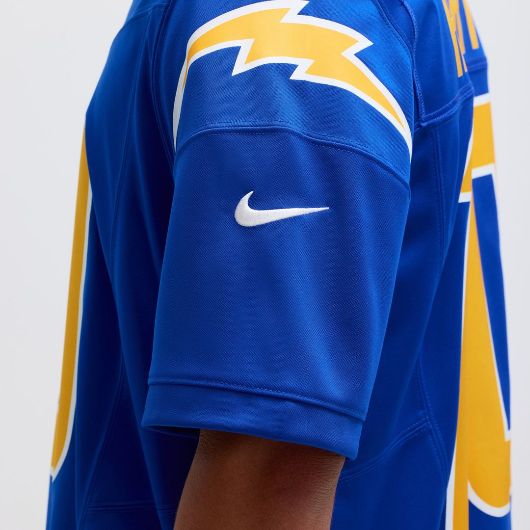 Justin Herbert Los Angeles Chargers Nike Alternate Charger Power Vapor F.U.S.E. Limited Jersey - Gold