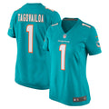 Tua Tagovailoa Miami Dolphins Nike Women's  Game Jersey -  Aqua