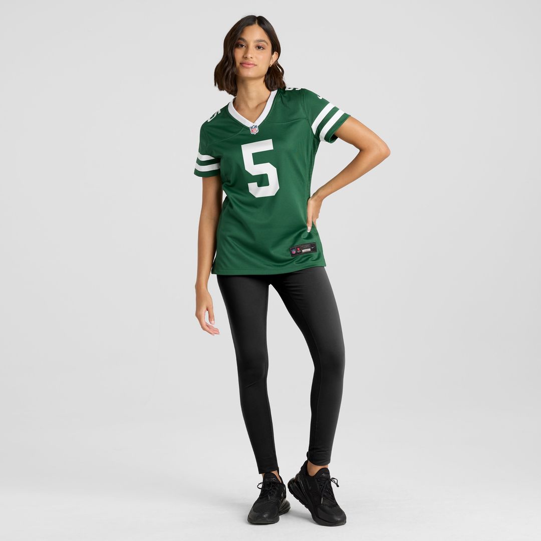 Garrett Wilson New York Jets Nike Women's Alternate Game Jersey - Legacy Black