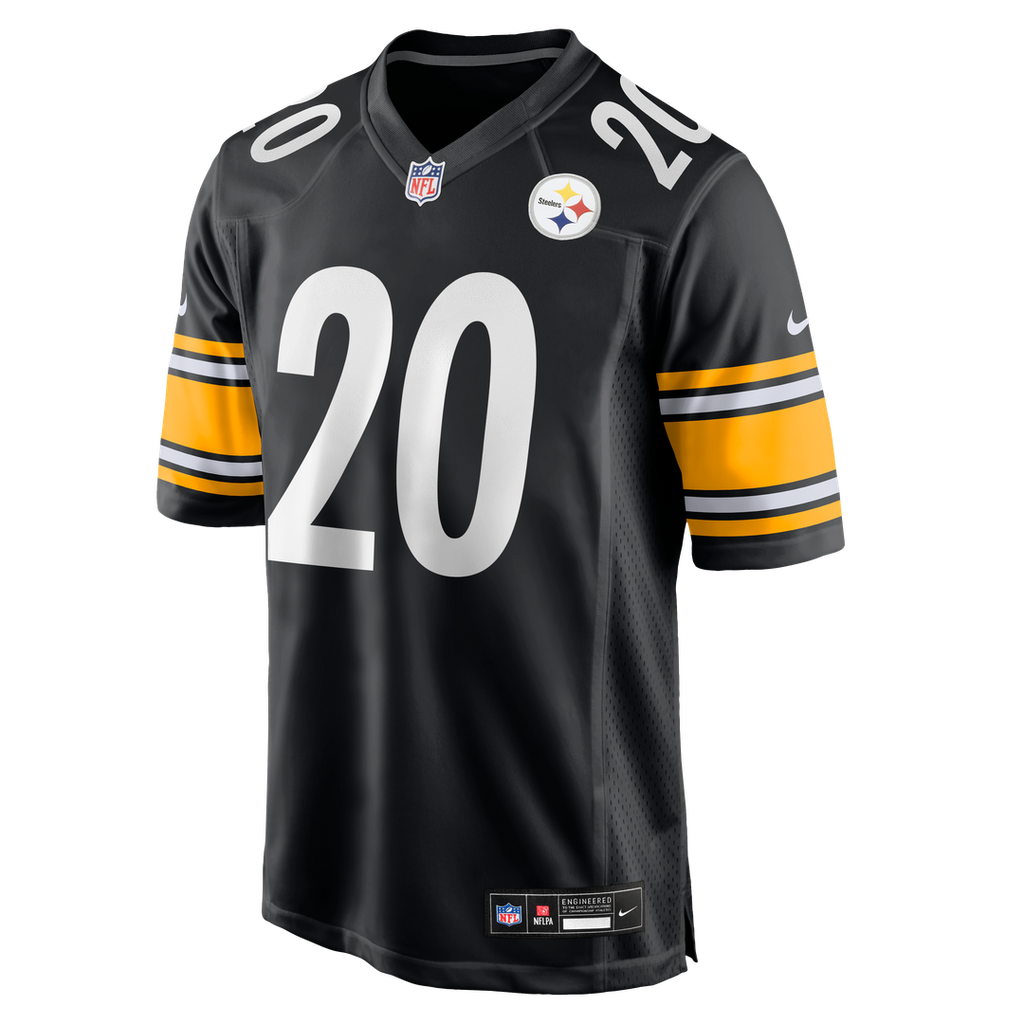 Kaleb Johnson Pittsburgh Steelers Nike Team Game Jersey -  Black