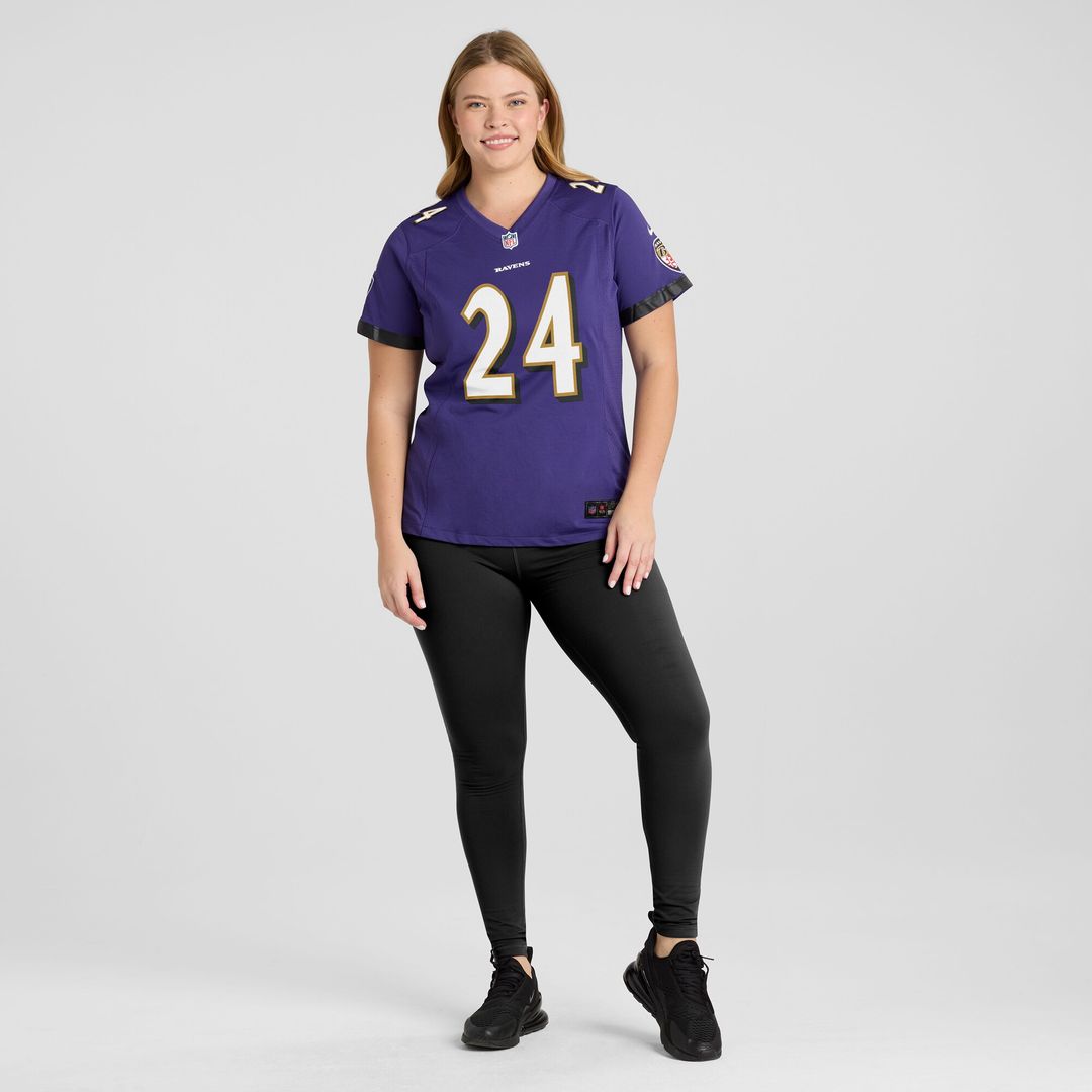 Malaki Starks Baltimore Ravens Nike Women's Team Game Jersey -  Purple