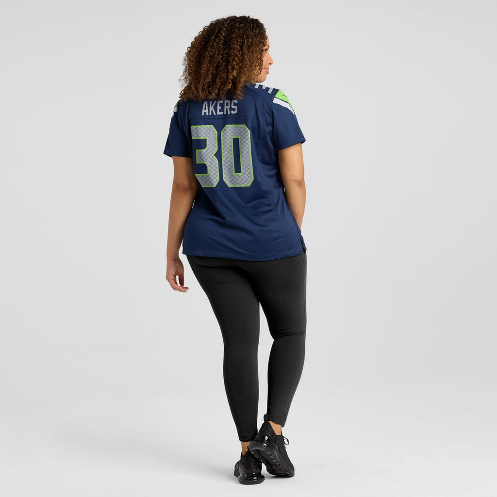 Cam Akers Seattle Seahawks Nike Women's Team Game Jersey -  College Navy