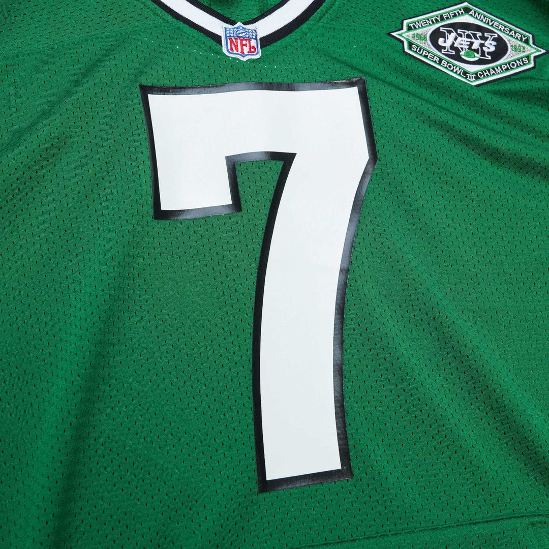 Boomer Esiason New York Jets Mitchell & Ness 1993 Authentic Throwback Retired Player Pocket Jersey - Kelly Green