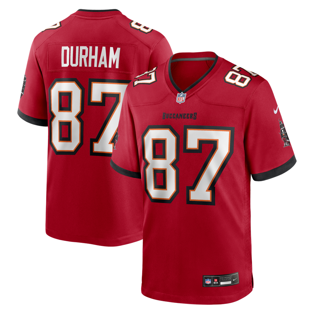Payne Durham Tampa Bay Buccaneers Nike  Game Jersey -  Red