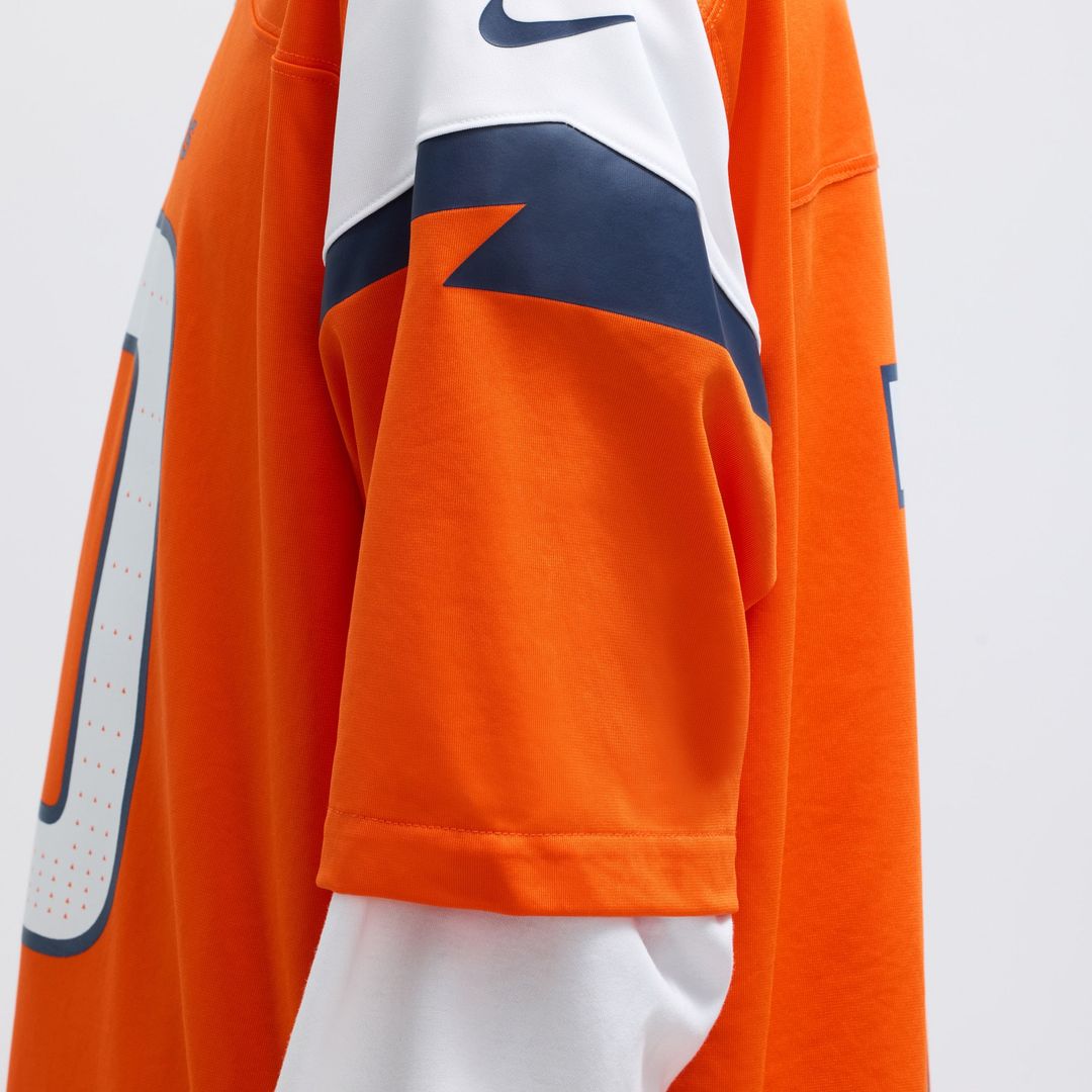 Bo Nix Denver Broncos Nike Alternate Game Jersey -  Navy