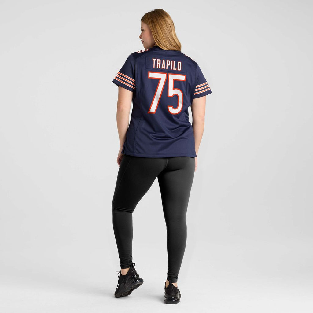 Ozzy Trapilo Chicago Bears Nike Women's Team Game Jersey -  Navy
