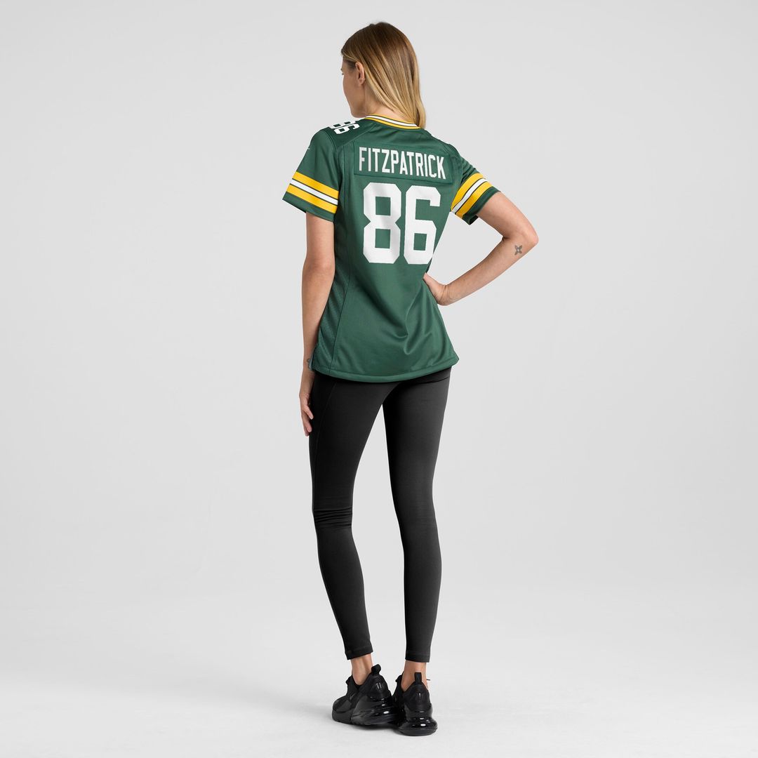 John FitzPatrick Green Bay Packers Nike Women's Team Game Jersey -  Green