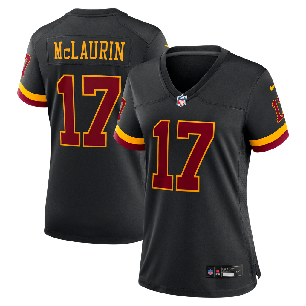 Terry McLaurin Washington Commanders Nike Women's Hail Raiser Alternate Game Jersey - Black