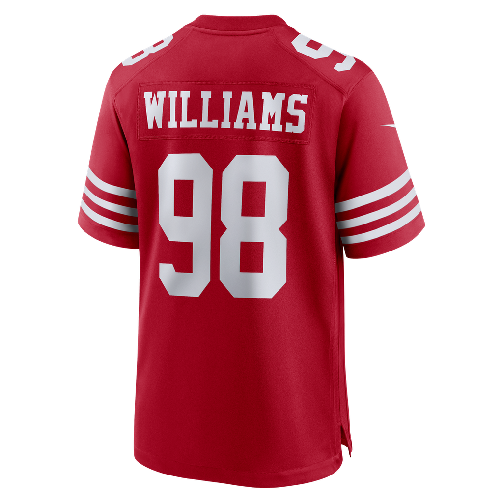 Mykel Williams San Francisco 49ers Nike Game Player Jersey - Scarlet