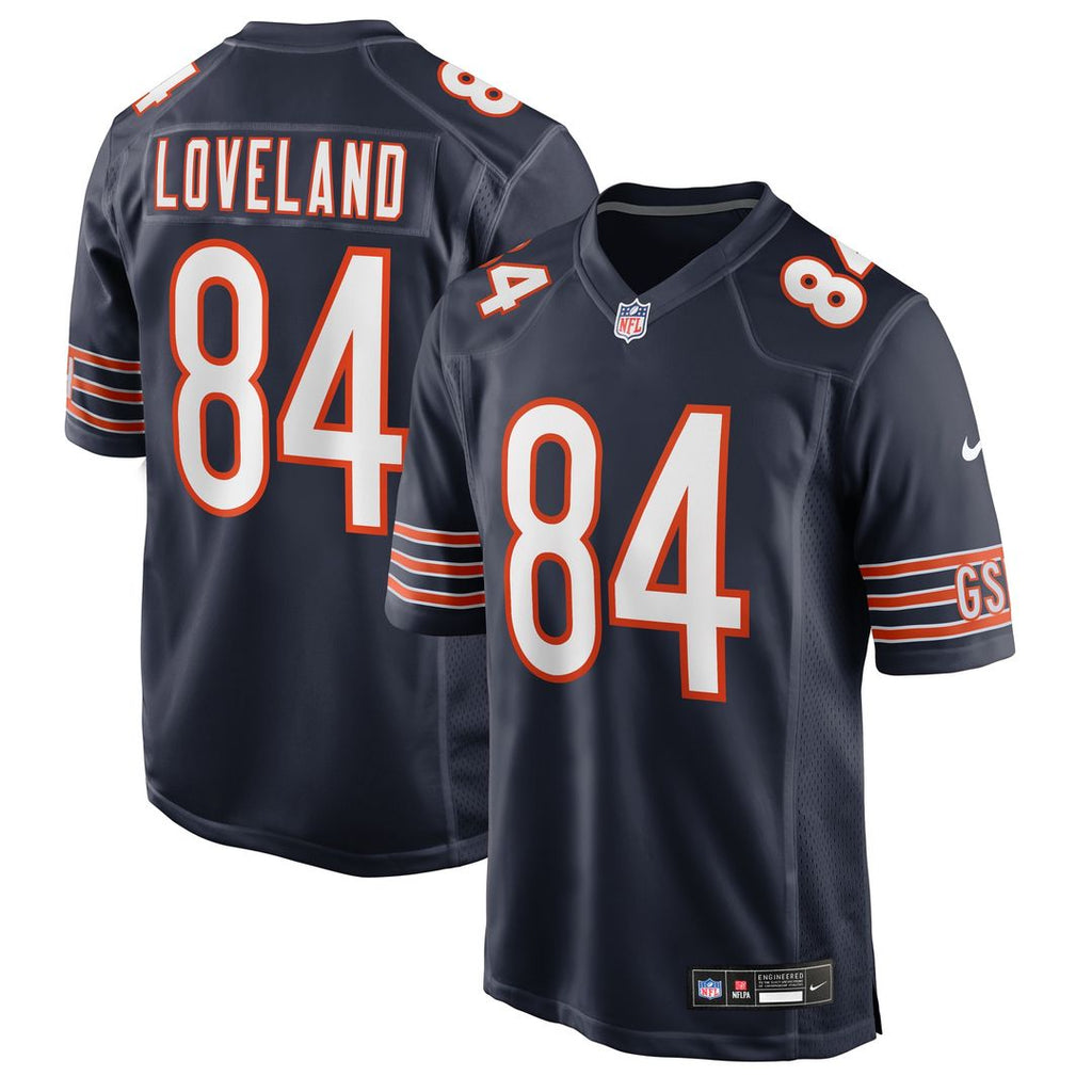 Colston Loveland Chicago Bears Nike Team Game Jersey - Navy