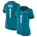 Number 1 Bride Jacksonville Jaguars Nike Women's Game Jersey - Teal