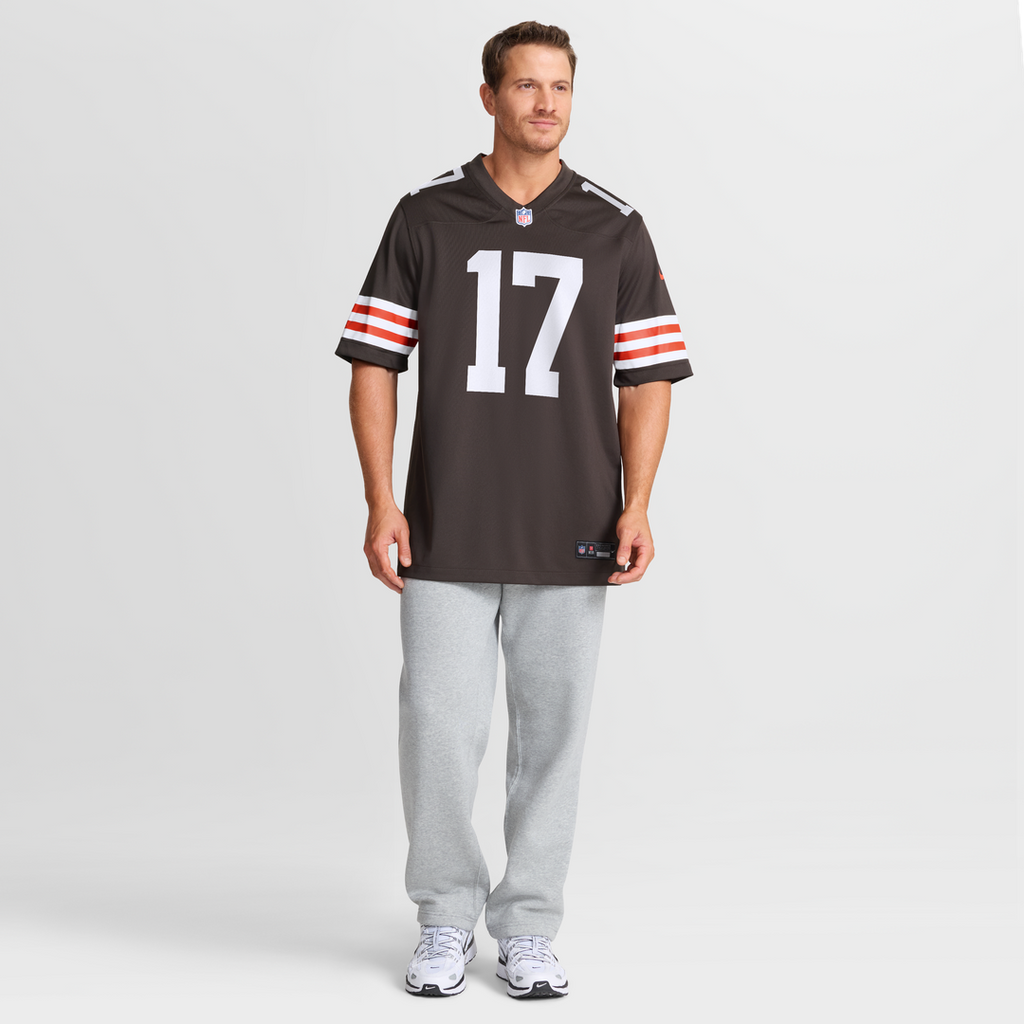 Jerome Baker Cleveland Browns Nike Team Game Jersey -  Brown