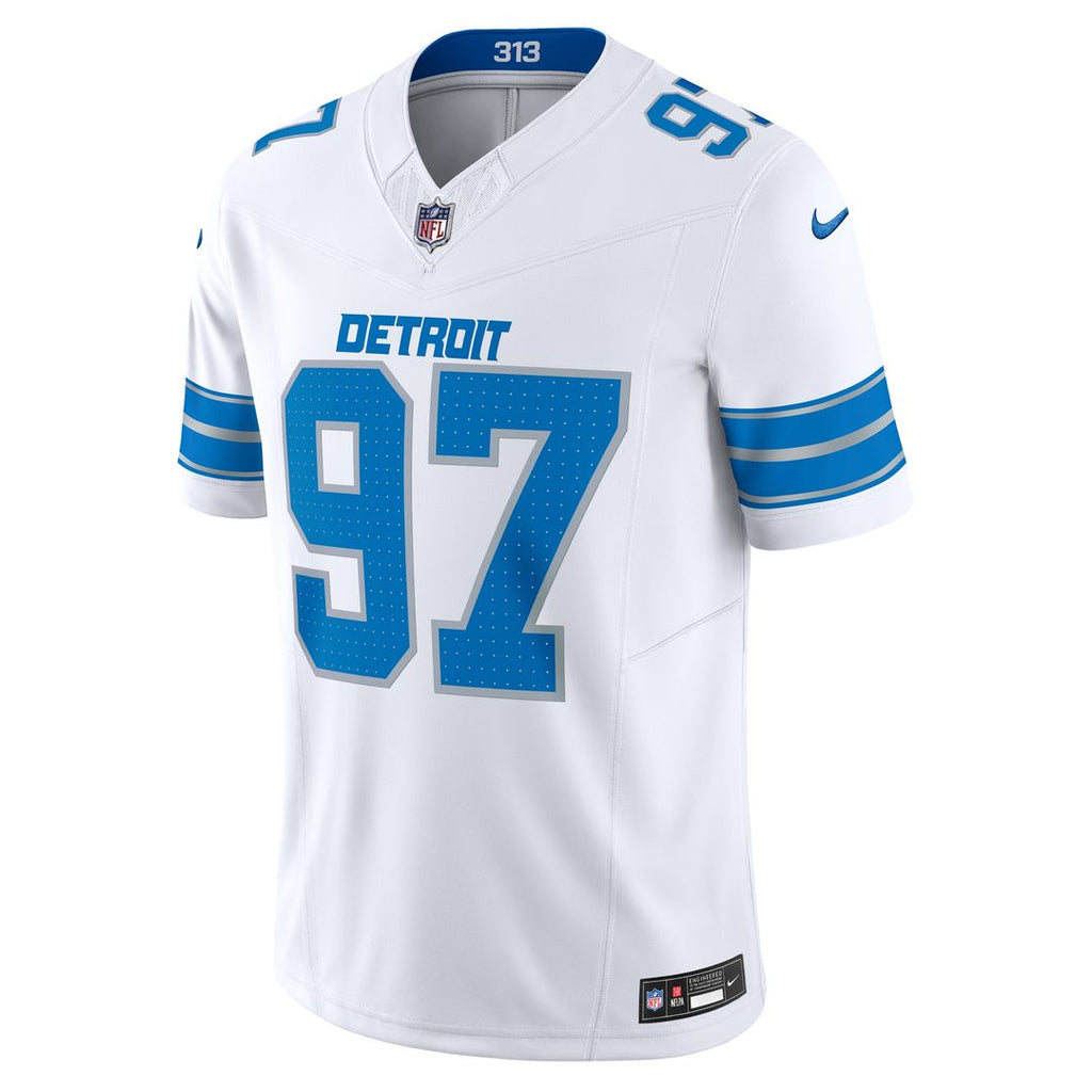 Aidan Hutchinson Detroit Lions Nike Vapor F.U.S.E. Limited Jersey - White