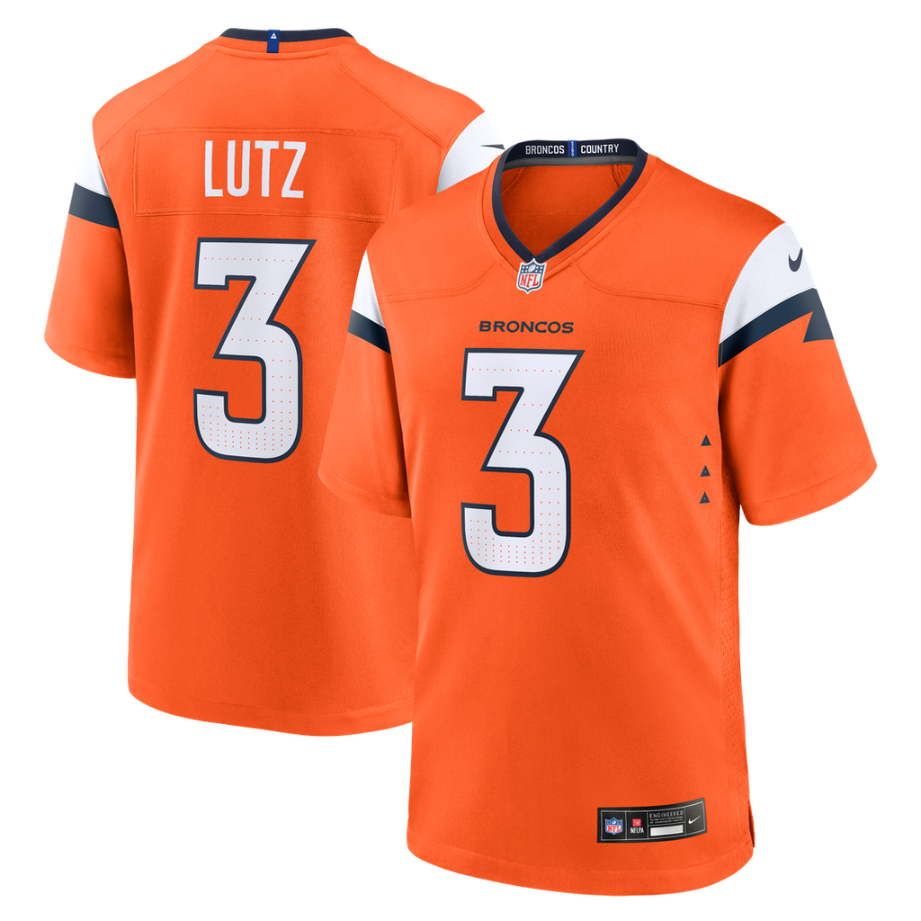 Wil Lutz Denver Broncos Nike Team Game Jersey -  Orange