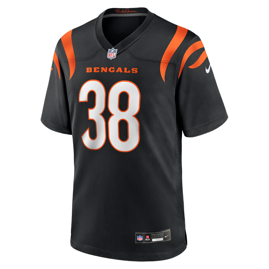 DJ Ivey Cincinnati Bengals Nike Team Game Jersey -  Black