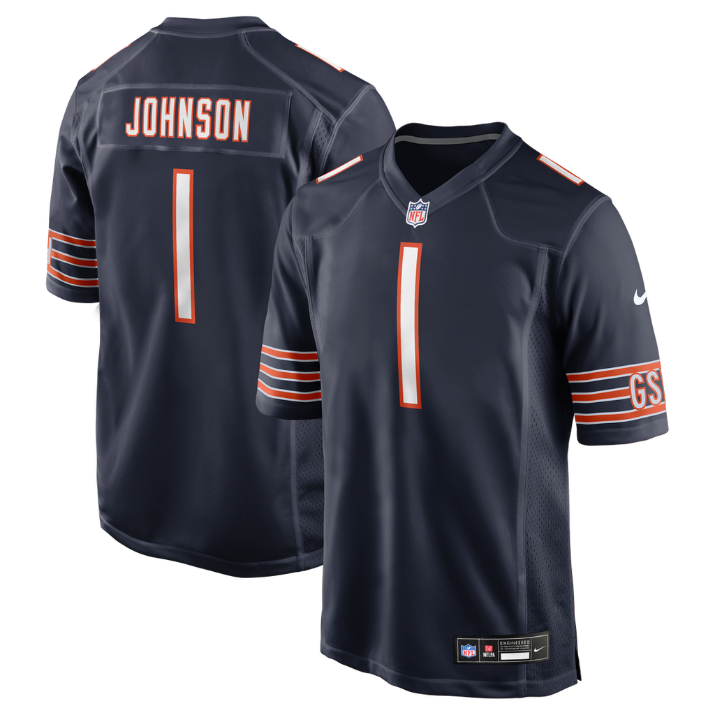Jaylon Johnson Chicago Bears Nike  Game Jersey -  Navy