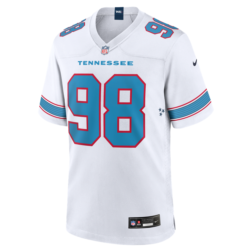 Jeffery Simmons Tennessee Titans Nike Game Jersey - Light Blue