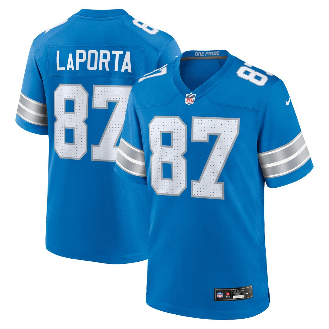 Sam LaPorta Detroit Lions Nike 2nd Alternate Game Jersey - Black