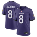 Lamar Jackson Baltimore Ravens Nike Team Game Jersey - Purple