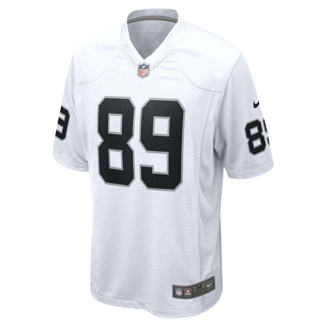 Brock Bowers Las Vegas Raiders Nike Game Jersey -  White