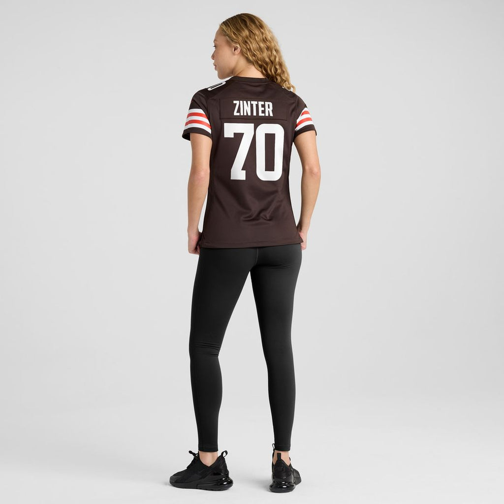 Zak Zinter Cleveland Browns Nike Women's  Game Jersey -  Brown