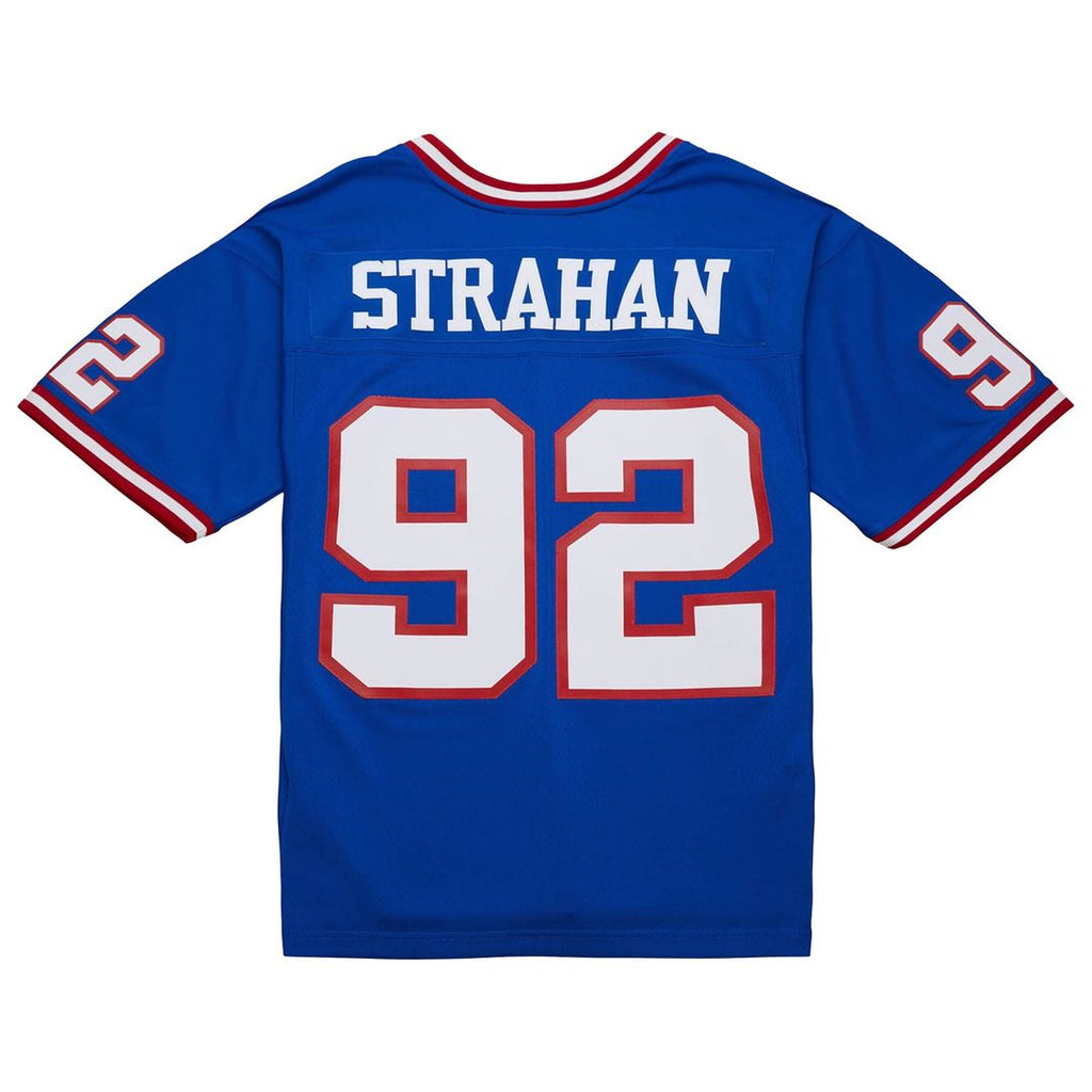 Michael Strahan New York Giants Mitchell & Ness Big & Tall 1993 Retired Player Replica Jersey - Royal