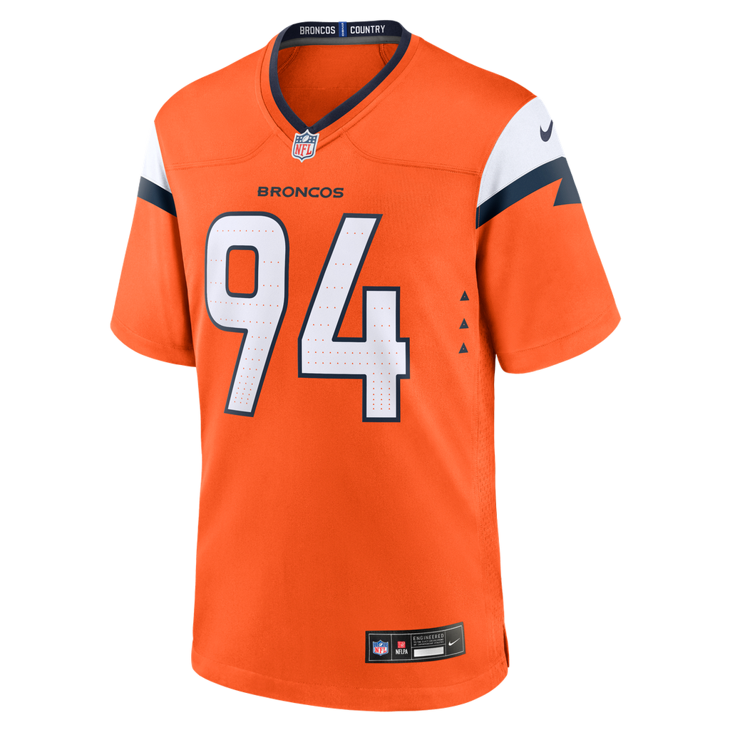 Jordan Jackson Denver Broncos Nike Team Game Jersey -  Orange