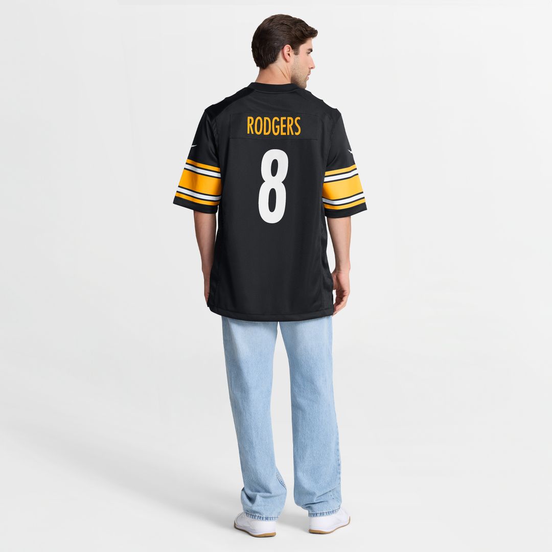 Aaron Rodgers Pittsburgh Steelers Nike Game Jersey - White