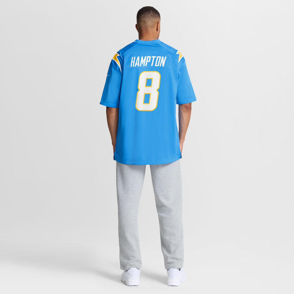 Omarion Hampton Los Angeles Chargers Nike Alternate Super Chargers Game Player Jersey - Navy