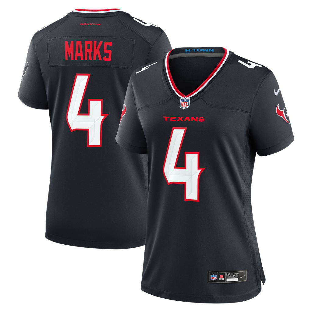 Woody Marks Houston Texans Nike Women's Team Game Jersey -  Navy