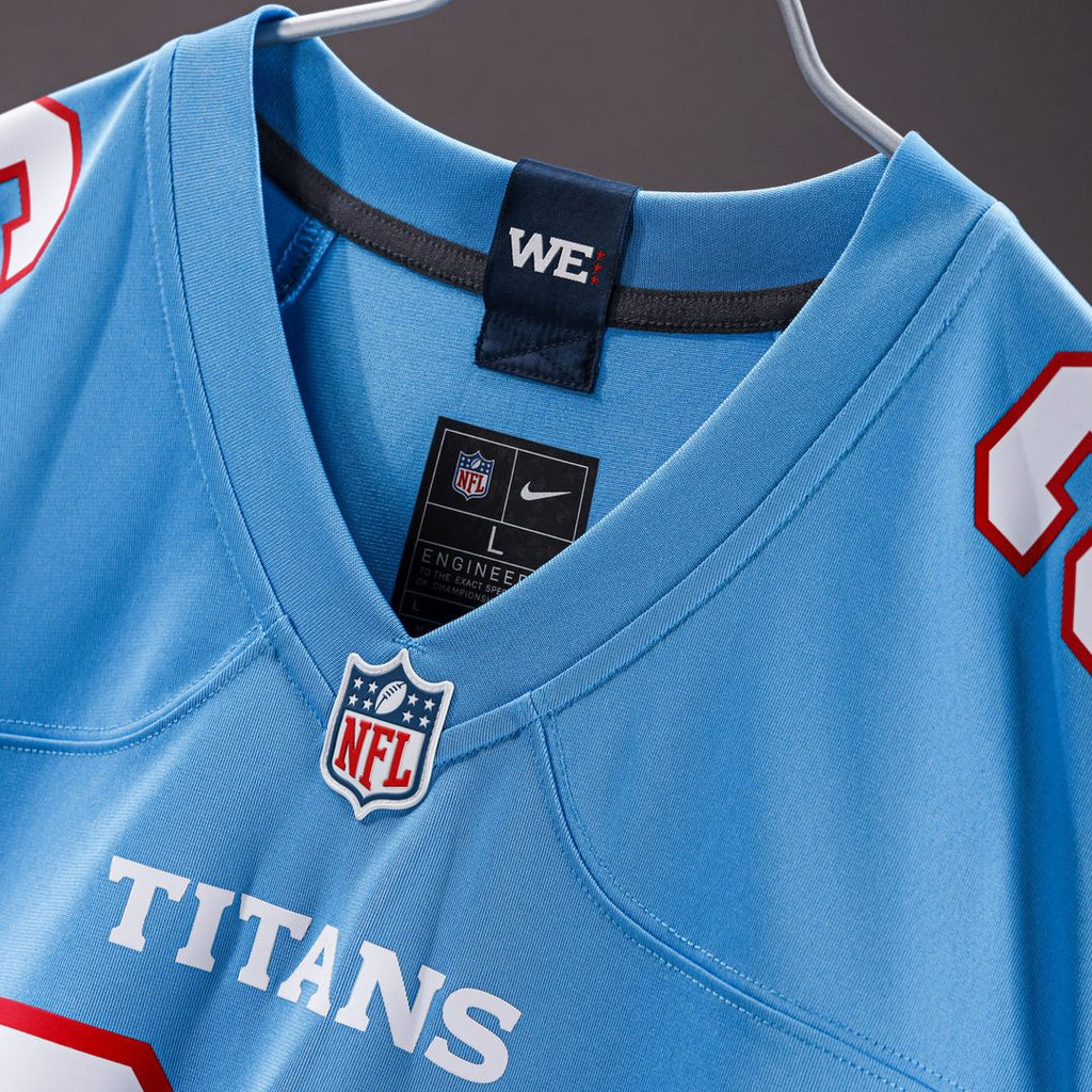 Wan'Dale Robinson Tennessee Titans Nike Team Game Jersey - Light Blue