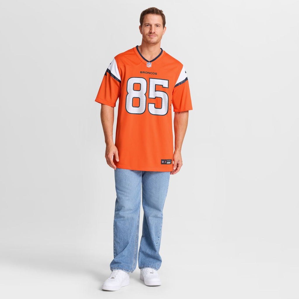 Lucas Krull Denver Broncos Nike Team Game Jersey -  Orange