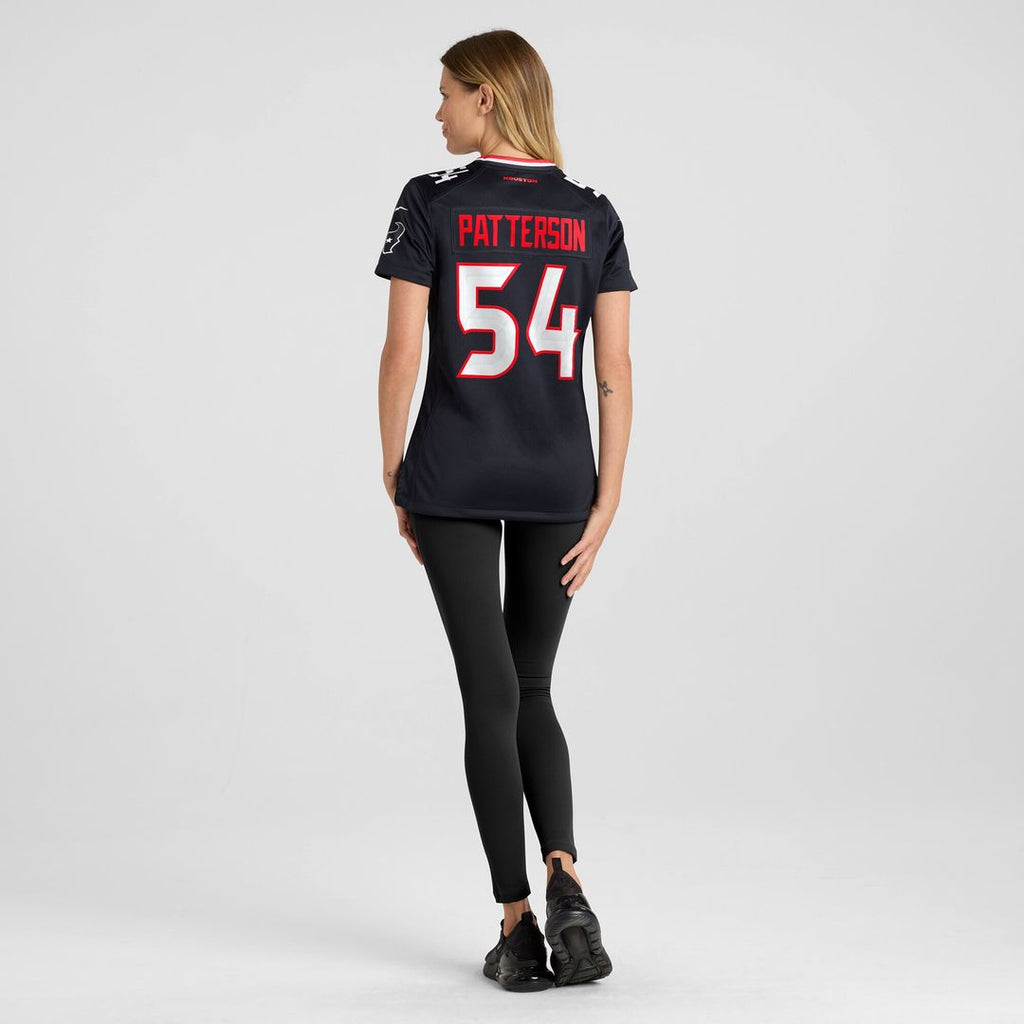 Jarrett Patterson Houston Texans Nike Women's Team Game Jersey -  Navy