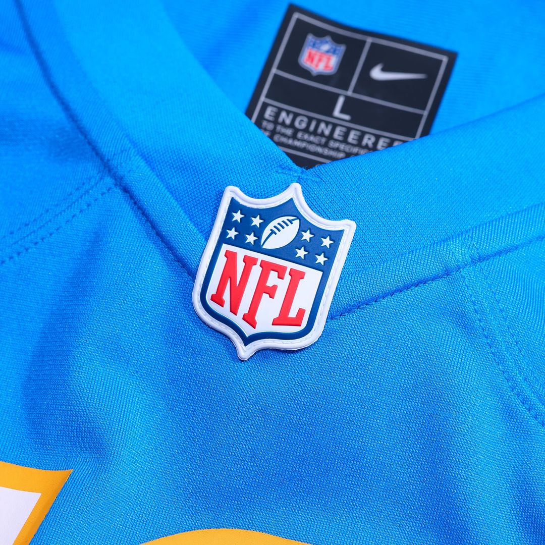 Cam Hart Los Angeles Chargers Nike Team Game Jersey -  Powder Blue