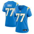 Travis Burke Los Angeles Chargers Nike Women's Team Game Jersey -  Powder Blue