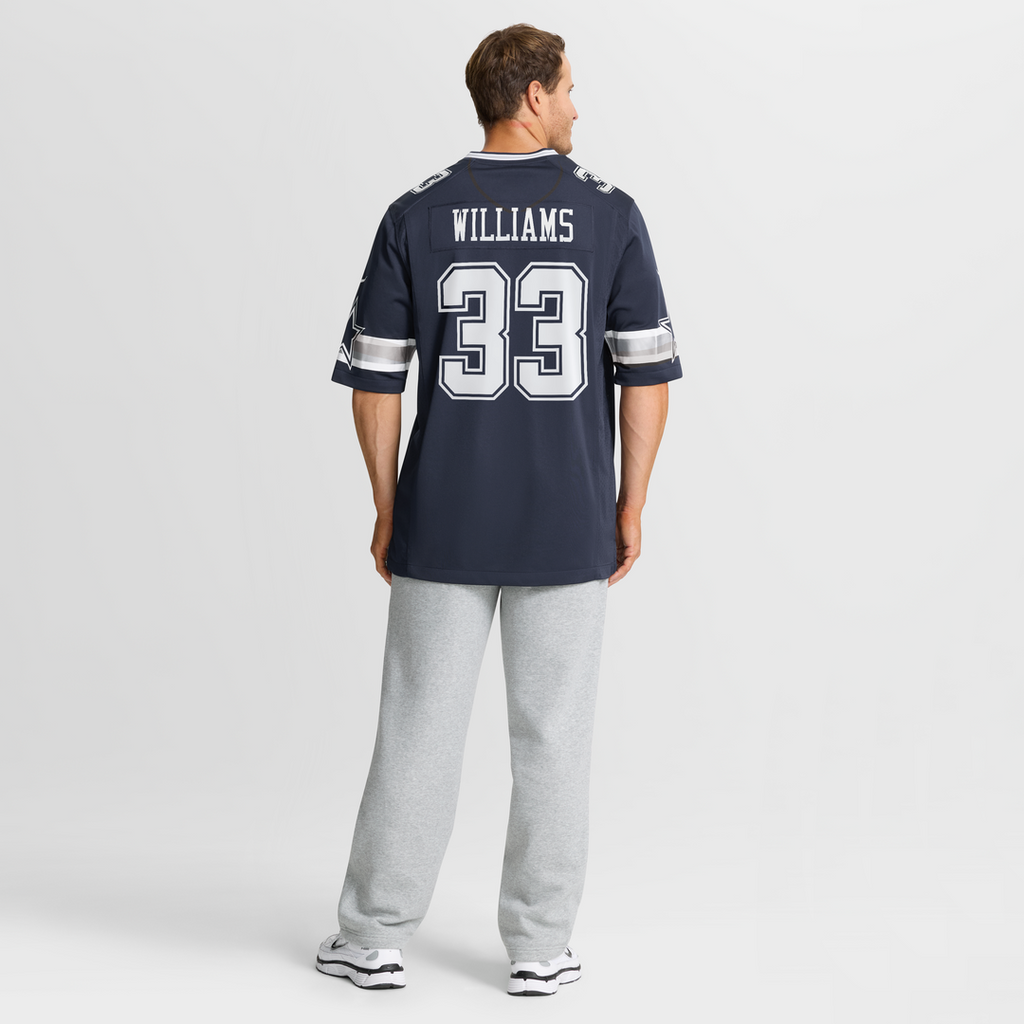 Javonte Williams Dallas Cowboys Nike Team Game Jersey - Navy