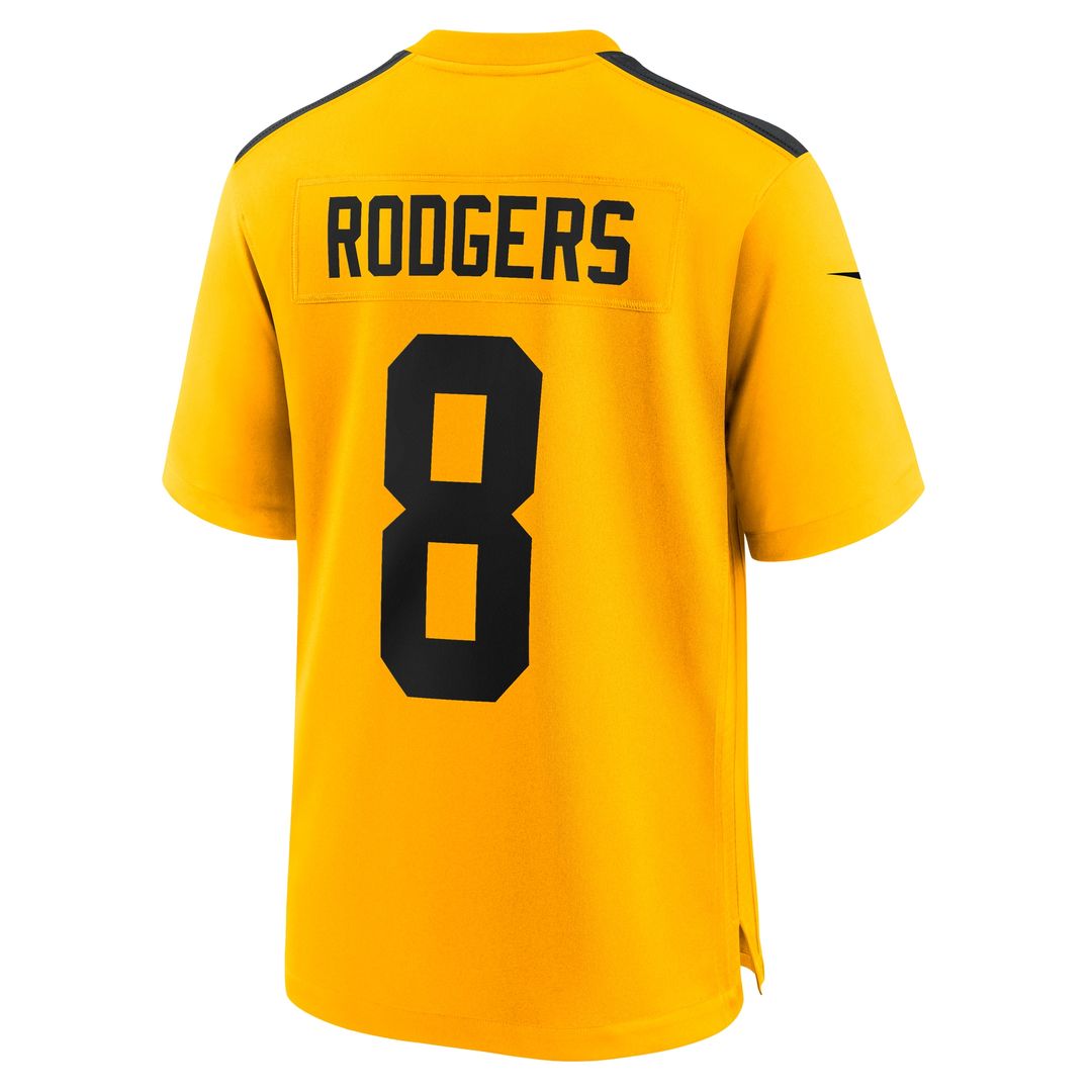 Aaron Rodgers Pittsburgh Steelers Nike Game Jersey - Black
