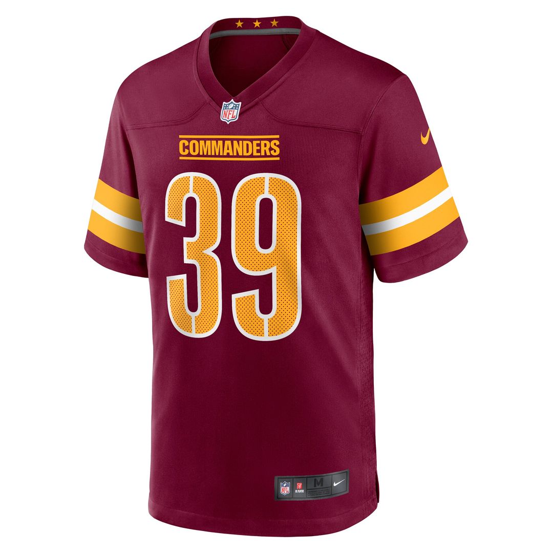 Jeremy Reaves Washington Commanders Nike  Game Jersey -  Burgundy