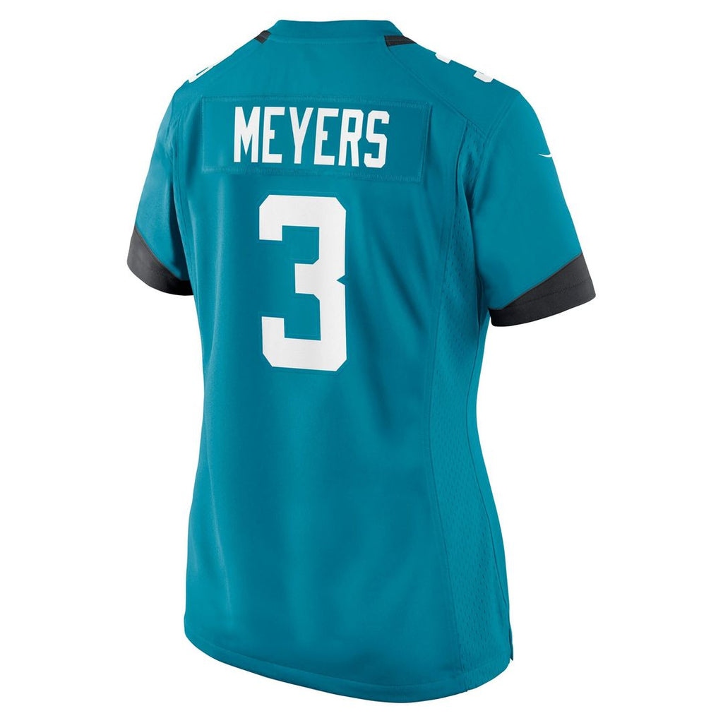Jakobi Meyers Jacksonville Jaguars Nike Women's Team  Game Jersey -  Teal