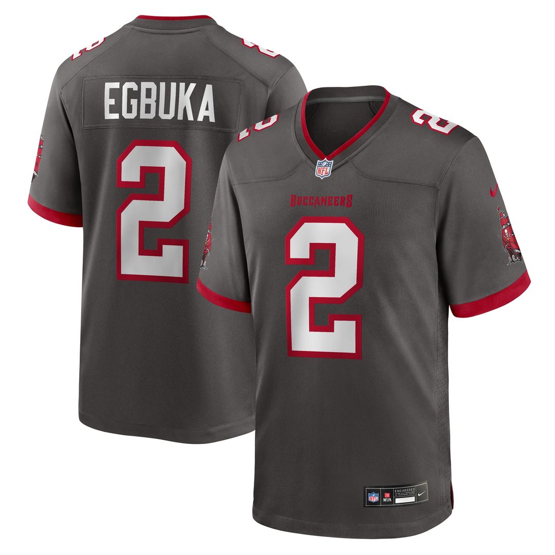 Emeka Egbuka  Tampa Bay Buccaneers Nike Team  Game Jersey -  Red