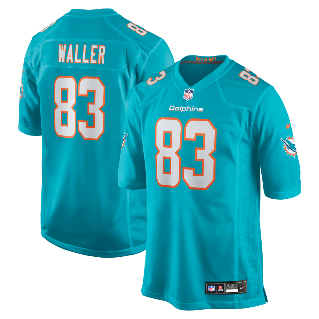 Darren Waller Miami Dolphins Nike Team Game Jersey -  Aqua