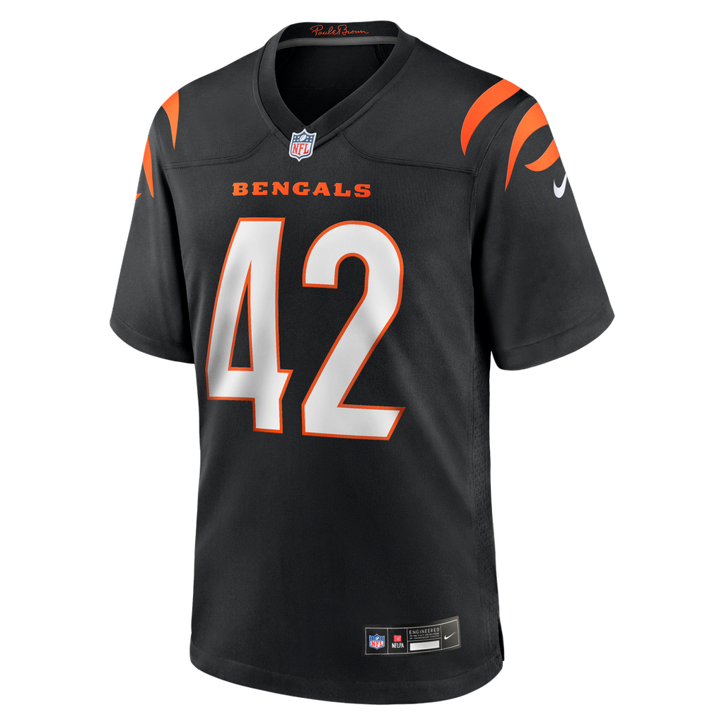 Oren Burks Cincinnati Bengals Nike Team Game Jersey -  Black