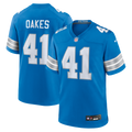 Gunnar Oakes Detroit Lions Nike Team Game Jersey -  Blue
