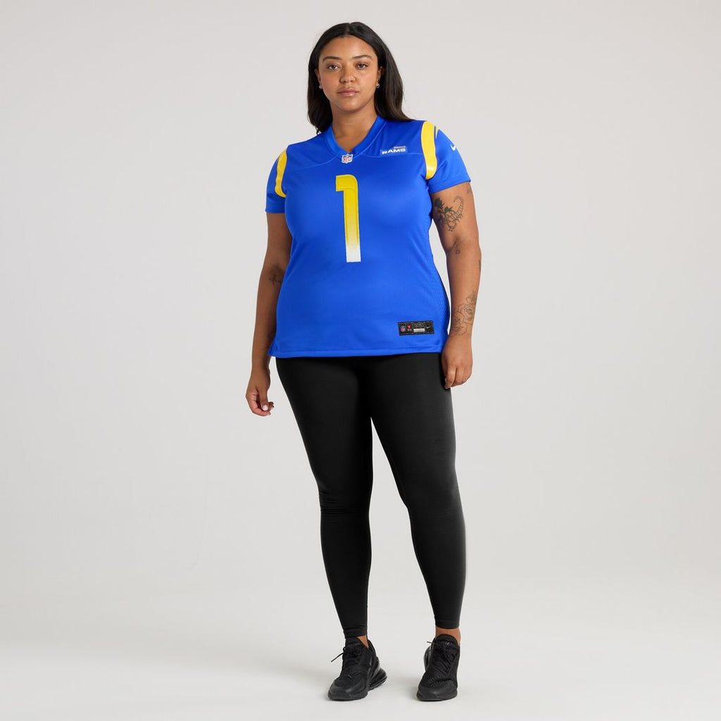 Number 1 Mom Los Angeles Rams Nike Women's Game Jersey - Royal